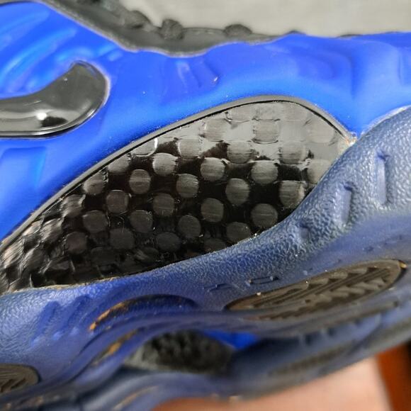 NIKE AIR FOAMPOSITE PRO USED SIZE 8.5 HYPER COBALT BLACK 624041 403 MEN - Picture 12 of 12